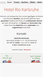 Mobile Screenshot of hotel-rio.de