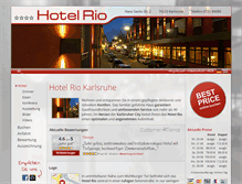 Tablet Screenshot of hotel-rio.de